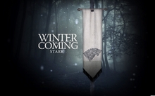 game of thrones stark winter is coming banner george r r martin song of ice and fire house stark Wallpaper